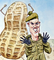 commission a caricaturist in the UK for a military gift